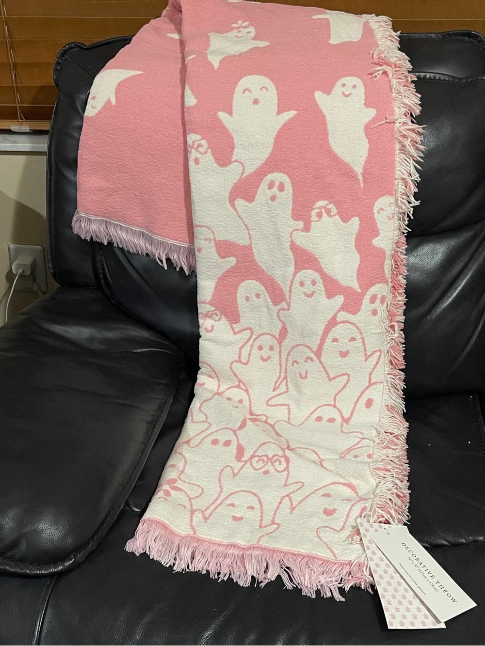 Halloween Cupcakes and Cashmere Where is the Ghost Chenille Throw